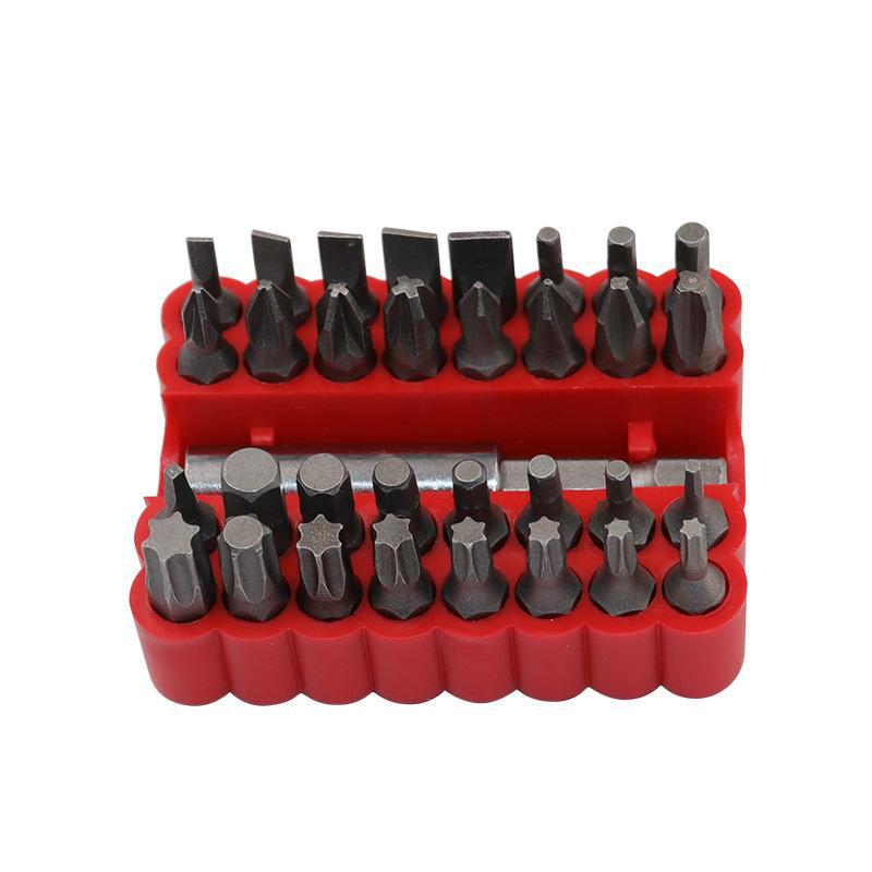 33-Piece Electric Screwdriver Bit Set: Hexagonal, Special-Shaped, and Hollow Screwdriver Heads for Charging Drill.