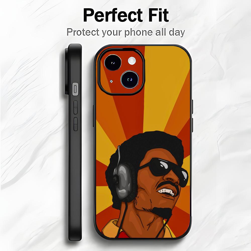 

Wonder Music S-Stevie Wonder Phone Case Phone Case Soft Packaging Lightweight For iPhone17 16 15 14 13ProMax iphone17air