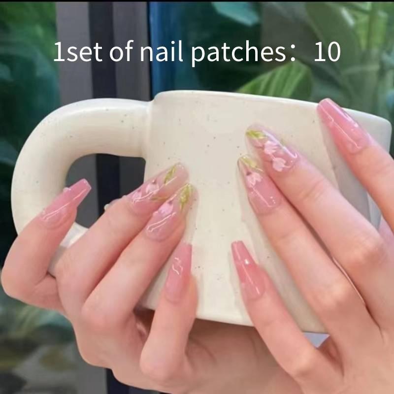 

Nail Handmade Wear Fashion Casual Simple Exquisite Classic Nail Style Patch L