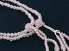 Kyoto Buddhist Altar Hayashi Prayer Beads Nichiren Buddhism Eight Size Crimson Crystal Official Ceremony Bag Kyoto Prayer Beads (Rose Quartz) (For