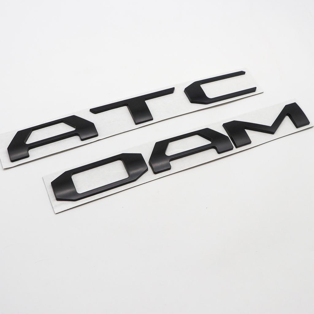 1SET For Tacoma 2016- 3D Tailgate Ert Letters - Matte Black Emblems