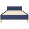 Vidaxl Bed Frame Without Mattress Blue 90X200 Cm Fabric