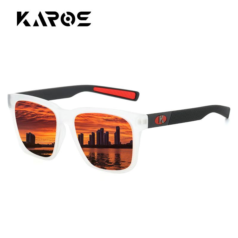 KAROS Fishing Glasses UV400 Cycling Sports Sunglasses Men Bike Goggles Women Running Shades For Driving