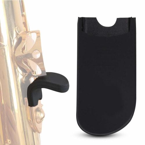 2 Pieces Saxophone Thumb Rest Cushion Comfortable Pad for Tenor Soprano Alto Saxophone