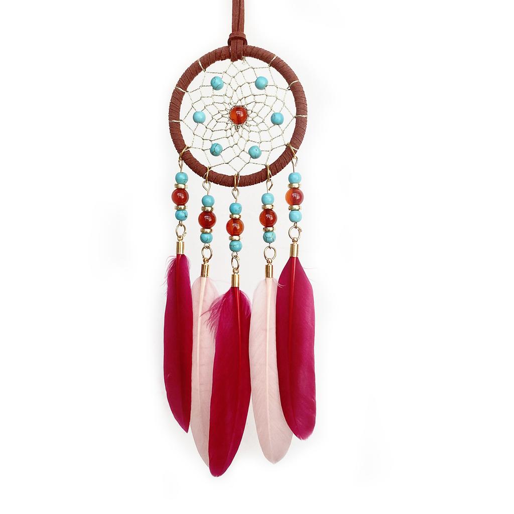 Home Decoration Car Pendant Feather Dreamcatcher Pendant Pendant Car Rearview Mirror Charm Pendant Car Interior Pendant