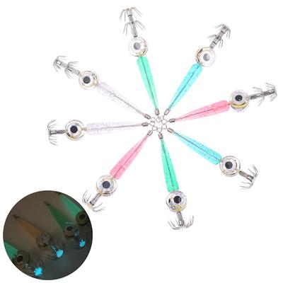 Leurres de Pêche Lumière Led Mer Profonde Lumineux Seiche Calmar Turlutte Hameçon Matériel Outil Pour Pêche en Mer Pêche au Feeder Accessoire