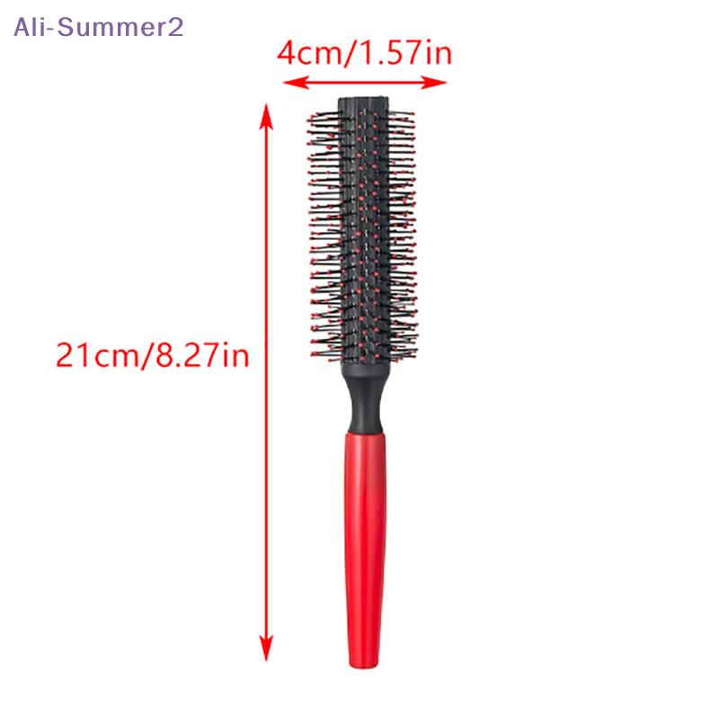 {Summer2} Anti Static Curly Hair Comb Boar Bristle Rolling Round Brush Comb Hair Styling Beauty Salon Hairdresser Curling Iron