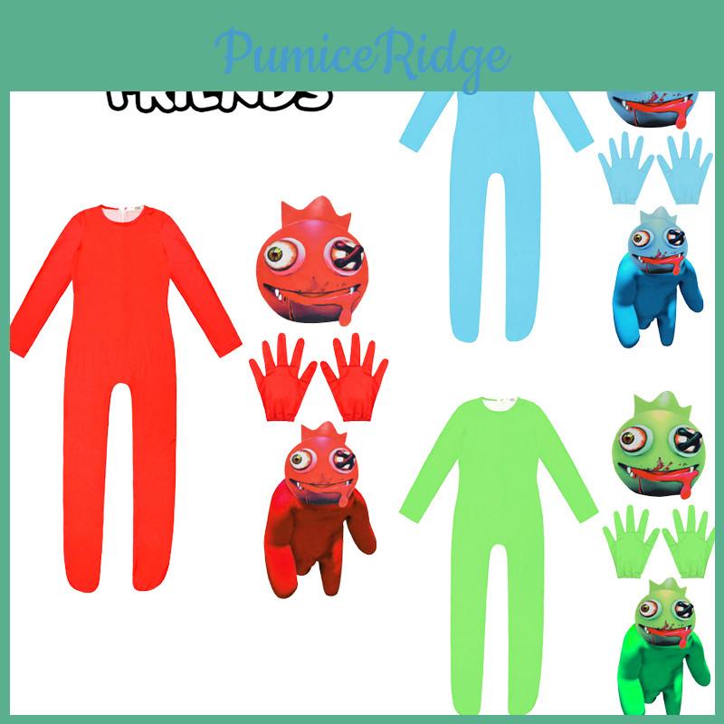 Buntes Roblox Rainbow Friends Cosplay Kostüm Für Kinder Tanzparty