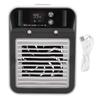 Desktop Air Cooler Low Noise USB Rechargeable Digital Display Portable Air Conditioner with Mist for Working Sleeping