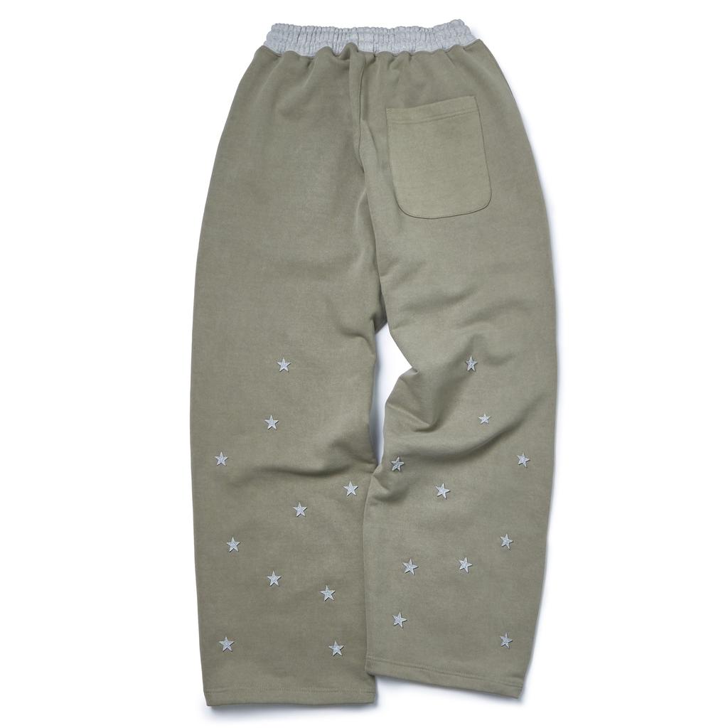Gameoncheupaeb Star Applique Sweatpants (Khaki)