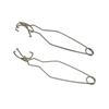 Melting Crucible Dish Whip Tongs for Melting Silver Gold Ceramic-Crucible Small Whip Tong Melting Casting Gold Silver
