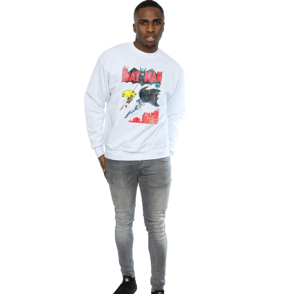 DC Comics Mens Batman Issue 1 Cover Sweatshirt