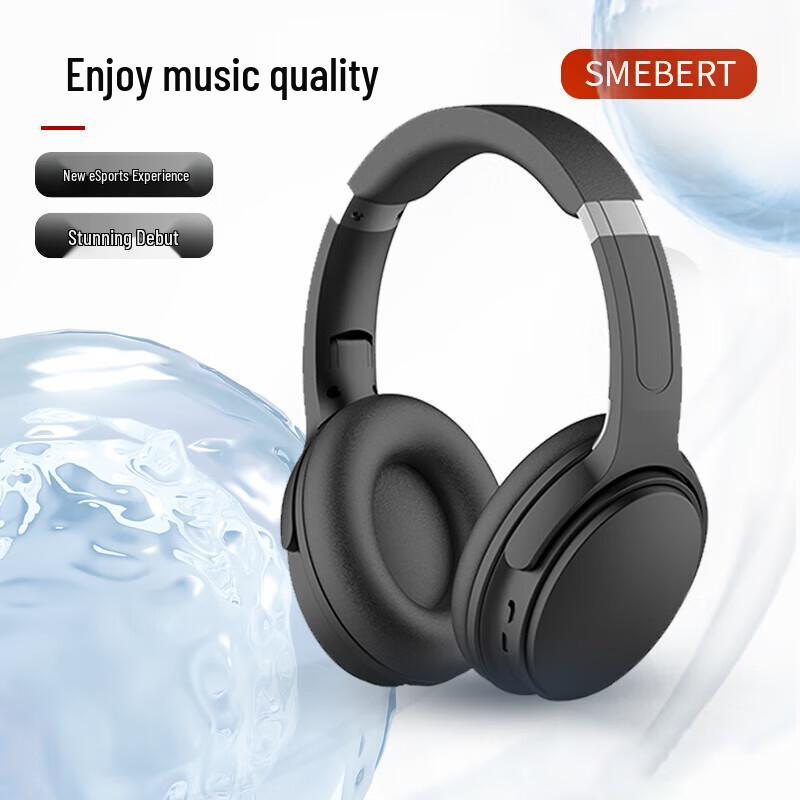 SMEBERT Q8 Active Noise Cancelling Wireless Over-Ear Bluetooth Headphones
