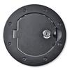 For 07-18 Jeep Wrangler JK Aluminum Gas Tank Cap Locking Fuel Filler Door Cover