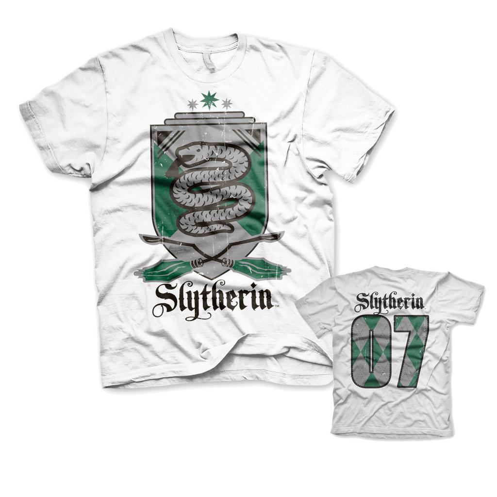 Licenza Ufficiale Harry PotterSlytherin 07 Uomo T-SHIRT S-XXL Taglie