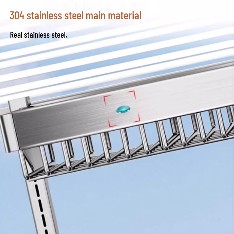 Extendable Double-Layer Carbon Steel Over-Sink Dish Drying Rack