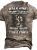 Men's Funny Grumpy for Man Saying T-Shirt - 3D All-Over P
