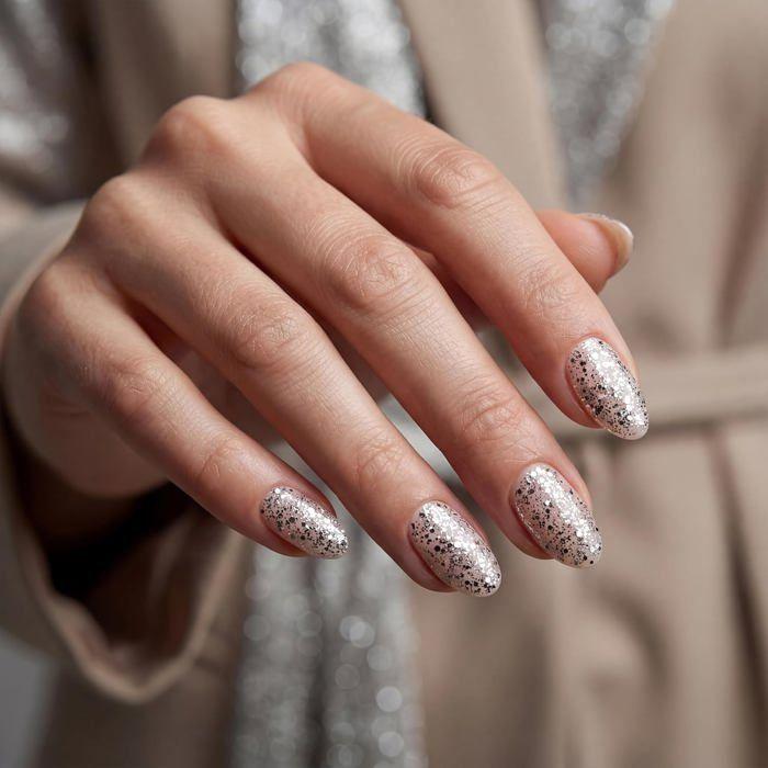 Vernis hybride UV LED Kabos Gelike 044 Starlight Silver 8 ml