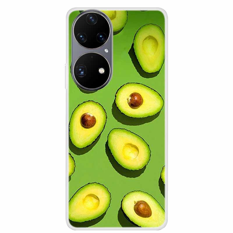 For Huawei P50 Pro Case P50 P50E Clear Fashion TPU Silicone Shockproof Phone Case for Huawei P50 Pro Case P 50 Protective P50Pro