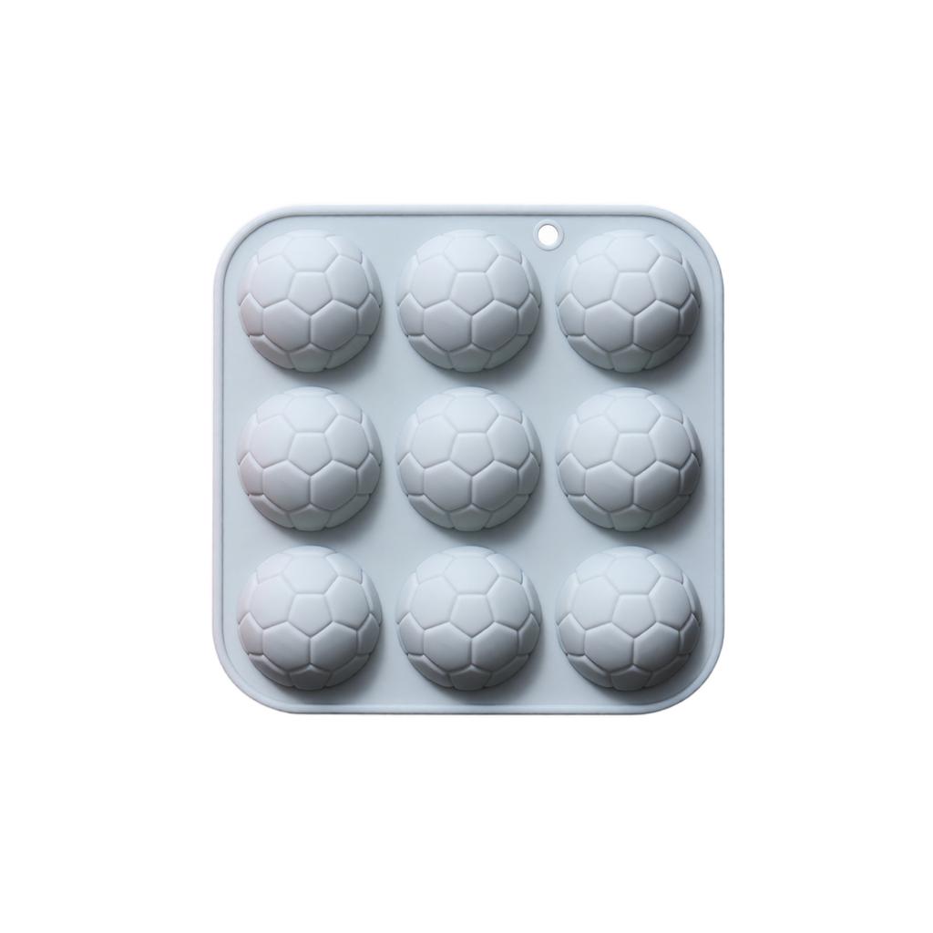 Silicone Chocolate for Football Candy Making, 9 Cavities for DIY Baking and Decor