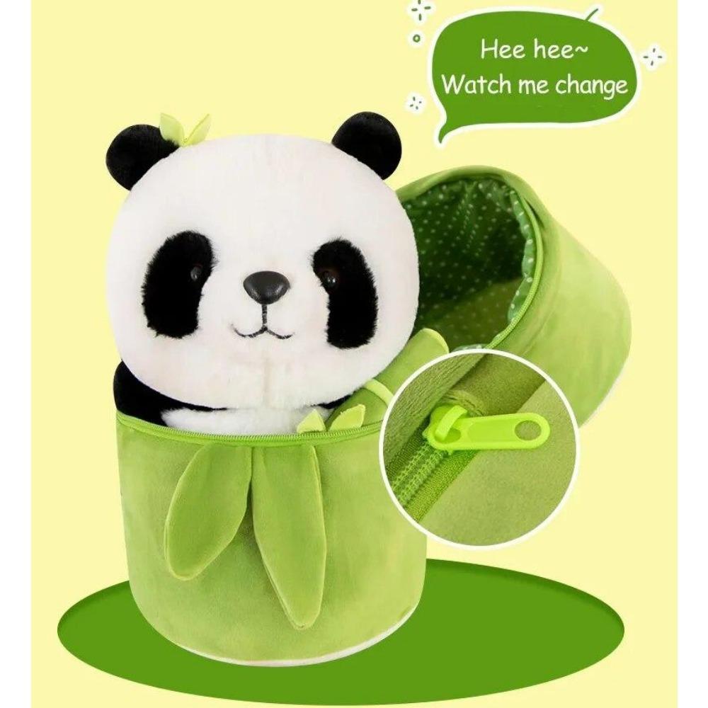 

1 Collection Cute Bamboo Tube Panda Plush Kawaii Tearful Panda Stuffed Animal Plushie Super Soft Hugging Pillow 25cm