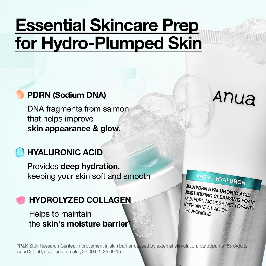 PDRN Hyaluronic Acid Moisturizing Cleansing Foam 150 ml / 5.07 fl. oz.
