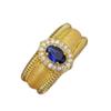 Vintage Crystal Split Ring Unique Adjustable Finger Rings Retro Pearl Opening Rings  Female