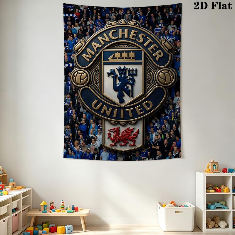 Manchester Crest Artwork Threepiece Set 1 Duvet Cover 2 Pillowcase Without Core Christmas Birthday Gift Duvet Cover And Pillowcase