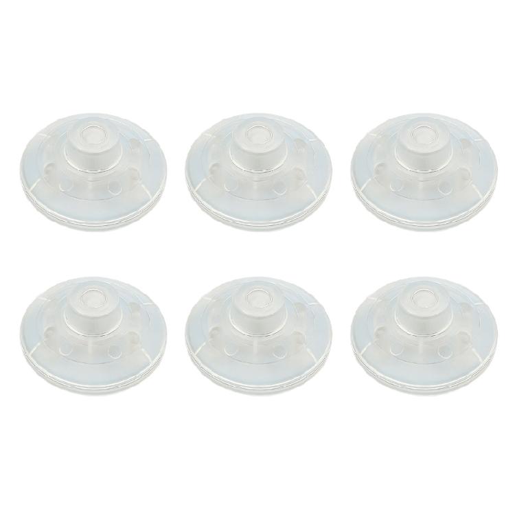 6Pcs Round Foot Reset Button Online Switches Foot Pedal Push Switches Inline Lamp Light Control Footswitch Enduring
