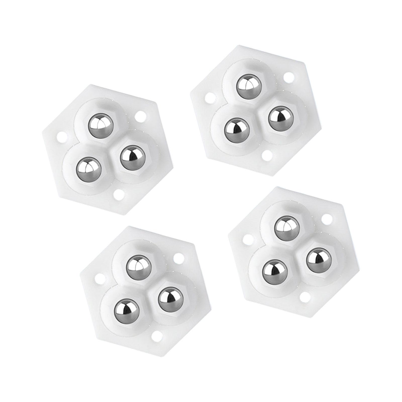 

4 шт. Ролики для бытовой техники Самоклеящиеся колесики Колесо Липкие поворотные ролики Шкив Универсальные колеса Маленький слайдер для бытовой техники