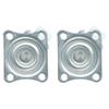 1/2/4Pcs Heavy Duty Caster Wheel 360 Degree White Nylon Rubber Furniture Roller 1/1.25/1.5/2/2.5/3inch Furniture Carts