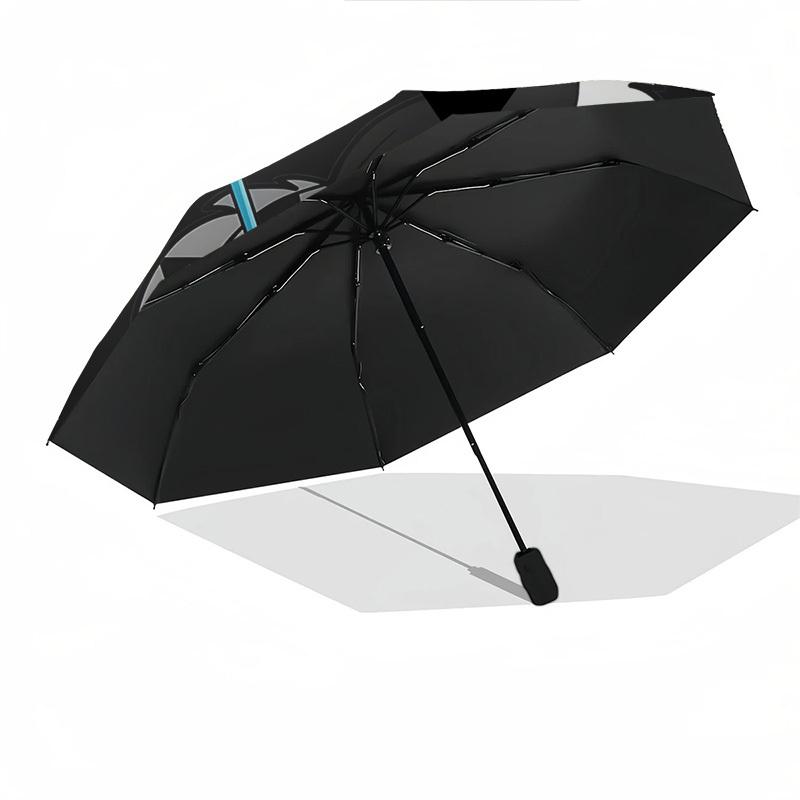 Witch, Sorcerer Themed Automatic Opening and Closing Umbrella, Brightly Colored 8-rib Portable Umbrella, Suitable for Men and Women, A Perfect Gift Fo