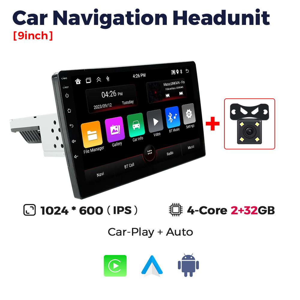 NaviFly Android All In One 1DIN 7inch 9inch Car Radio For Universal Navigation Headunit Carplay Auto GPS Multimedia Video Player