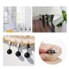 4 Pcs Windproof Curtain Weight Ball with Clip Curtain Weights  Table Cover