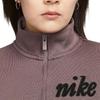 Nike Sportswear Club Fleece Letter Stand Collar Half Zip Pullover Sweatshirt Women sweatshirt IQ3722-502