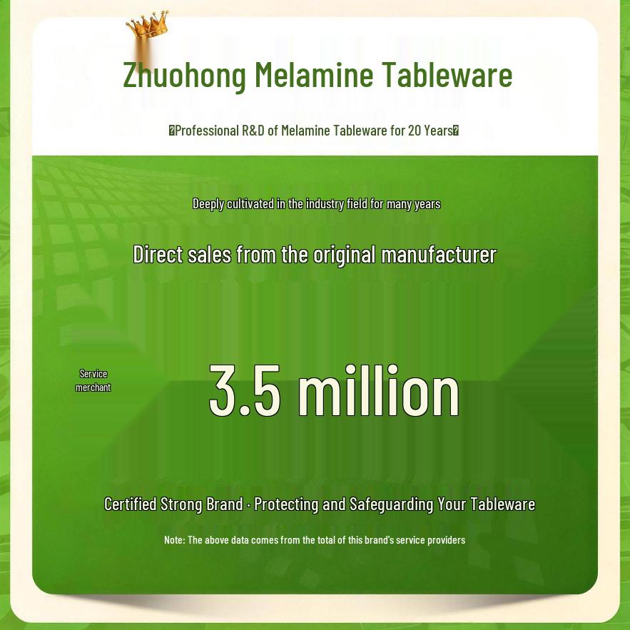 Melamine Rectangular Porcelain-Style Plate for Hot Pot & Side Dishes