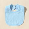 Cotton Gauze Baby Bibs Autumn New Solid Color Infant Bib Newborn Burp Cloths for Kids Boy Girl Spring Soft Feeding Saliva Towel