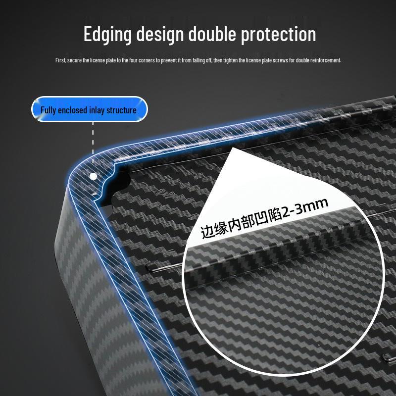 Nio ET5 Full Surround License Plate Frame - New Energy Vehicle Accessory