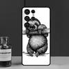 Kawaii Cute Sloth Face Funda Case For Samsung Galaxy S25 Ultra S9 S10 S20 S21 S22 Plus S23 Ultra S24 FE Phone Cover