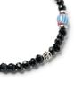 Polalita Black Blue Candy Point Bracelet (Plt-Br-054_Bk)