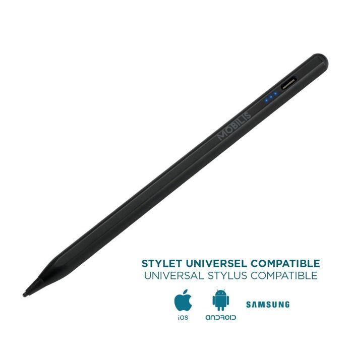 Universeller Stylus - MOBILIS - Kompatibel mit iOS und Android - Perfekte Präzision - Akkulaufzeit 10h - Schnellladung