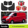 Błotniki Błotniki Błotniki Rozpryskujące 1915641 Do Ford Transit Custom Tourneo 2012-2026 Przód Tył Antykorozyjne Akcesoria Samochodowe