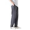 Men's Cotton & Linen Casual Pants - Summer/Winter Loose Wide-Leg Trousers