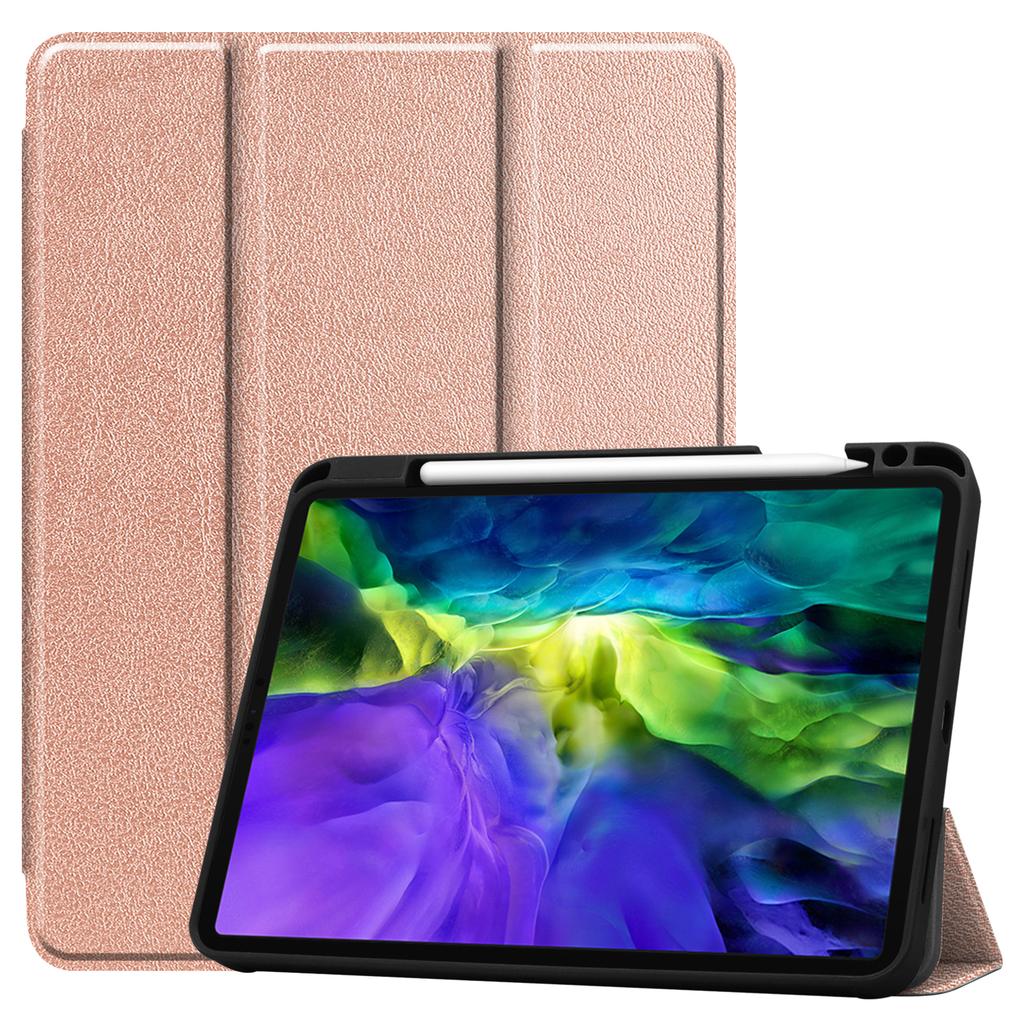 CYKE Trifold Flip Tpu Tablet Case 11 Inch Pu Leather Case for Apple 2020 Ipad Pro 11 Tablet Cover With Pencil Holder