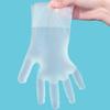 100 Stück/Box Wirtschaftliche Handschuhe Kochen Putzen Einweg für Transparentes Plastik für Hygienehandschuhe Haushaltshandschuhe Badezimmer