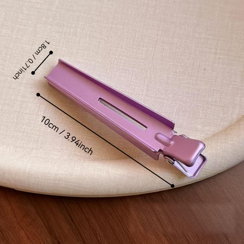 Pro Aluminum Hairdressing Duckbill Clip Long Mouth Hairdressing Tool Hair Salon Partitioning Clip Styling Hair Accessory