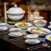 Aowei Jingdezhen Blue & White Ceramic Dinnerware Set