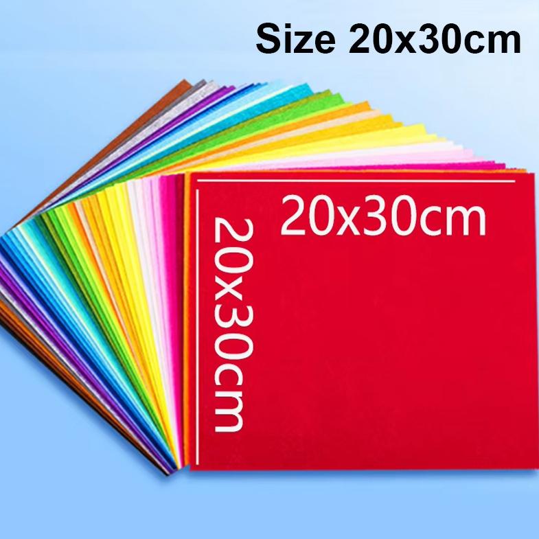 40/20/10 Stück Neues Filzstoffblatt Verschiedene Farben Patchwork Nähen DIY Bastelquadrate Vlies 1 mm Dick Handgefertigter Stoff Weben