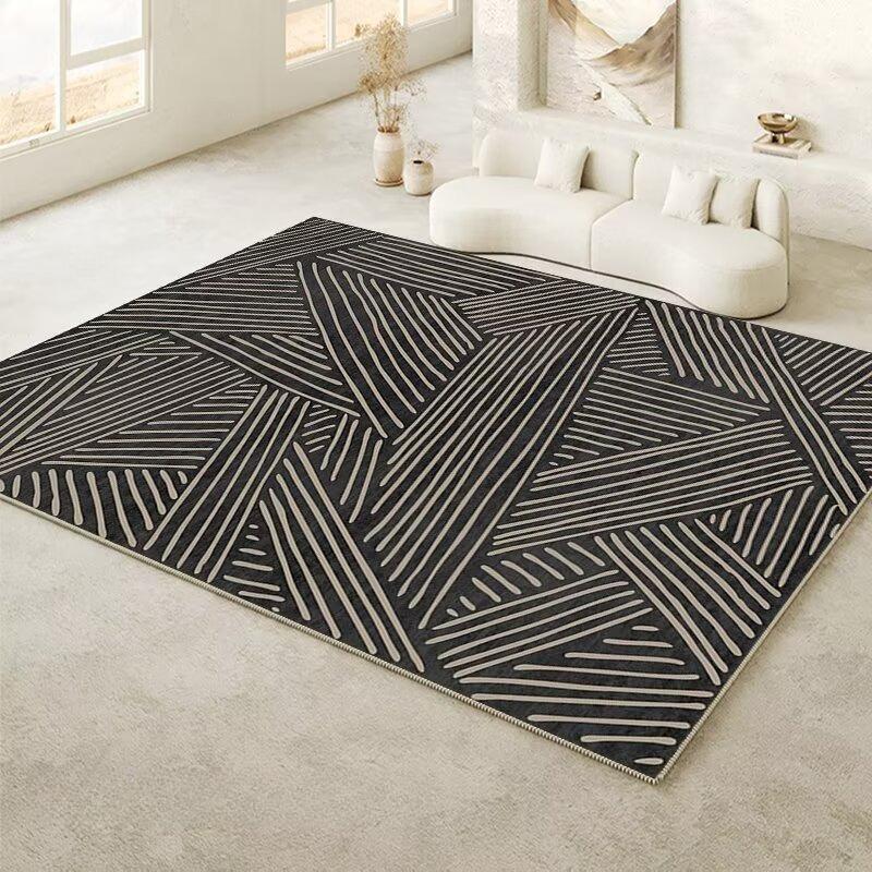 Simple Light Luxury Carpet Home Decorate Living Room Bedroom bedside Rugs Balcony non-slip customizable study Floor Mat washable