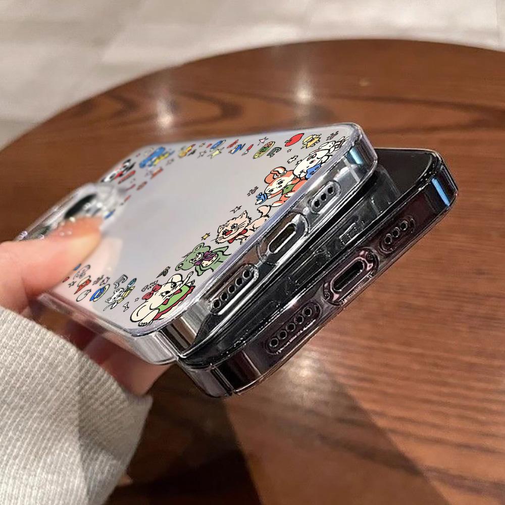Acrylic Phone Case for iPhone 11 12 13 14 Pro 12 14 16 Pro Max for Samsung A16 A36 A56 S24 FE High-quality Painted Anti-fall Mobile Phone Case